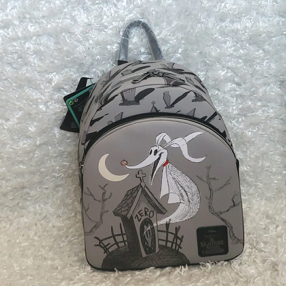 Loungefly Zero NBC mini backpack glow in the dark little pumpkin